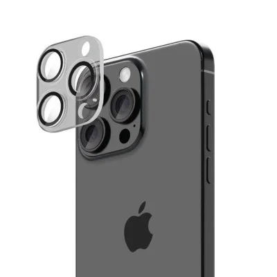 Smartix Premium Camera Glass for iPhone 16 Pro/16 Promax - Clear - Clear
